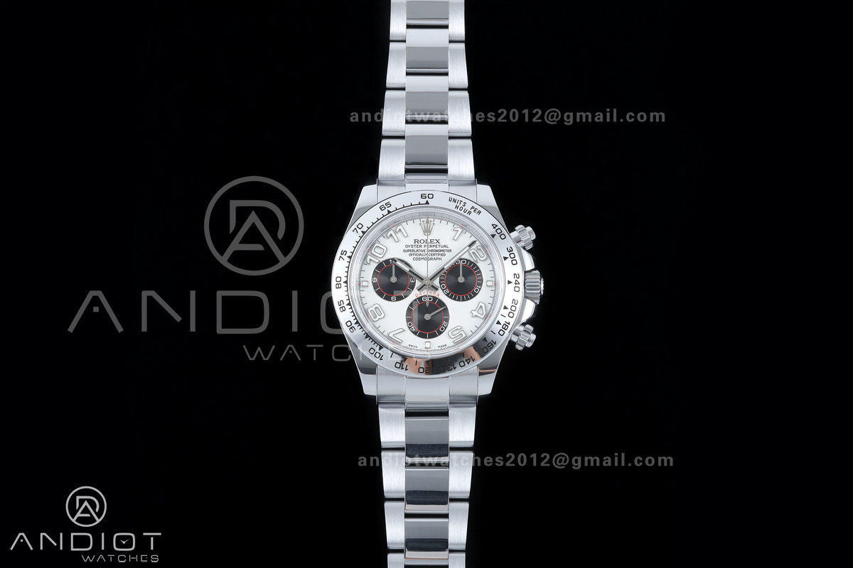 Daytona 116509 Gain Weight QF 1:1 Best Edition White Dial Numeral Marker On SS Bracelet SH4130